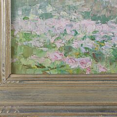 Henry Stephens Eddy Oil on Panel “Edge of Village”