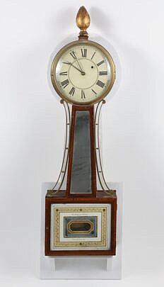 Simon Willard Banjo Clock, 19th Century