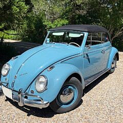 1962 Volkswagen "Beetle Cabriolet" in Gulf Blue