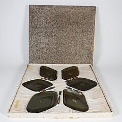 Japanese Baleen Canape Set for Six Persons
