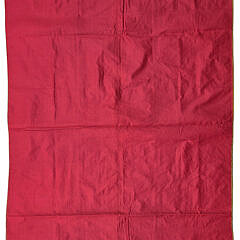 Antique Satin and Silk Crazy Quilt, early 20th Century