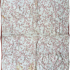 Vibrant American Log Cabin Patchwork Quilt, early 20th Century