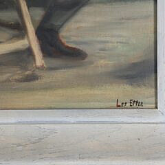 Les Etter Oil on Board “The Fighter” Boxing Scene