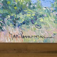 Jan Pawlowski Oil on Canvas “Nantucket Inner Harbor”