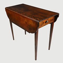 Nantucket Made Made Mahogany Drop Leaf Pembroke Table, circa 1800
