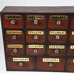 American 22 Drawer Apothecary Chest, 19th Century