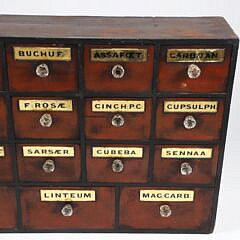 American 22 Drawer Apothecary Chest, 19th Century