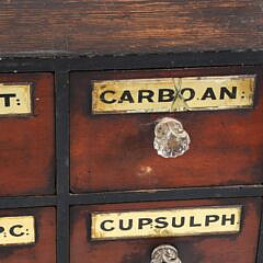 American 22 Drawer Apothecary Chest, 19th Century