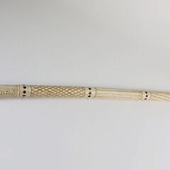 Rare Whaleman Carved Walking Stick circa 1840-1850