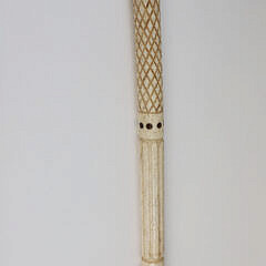 Rare Whaleman Carved Walking Stick circa 1840-1850