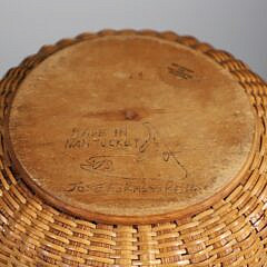 Jose Formoso Reyes Open Swing Handle Nantucket Basket