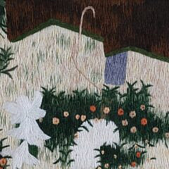 Silk Woven Picture “Bartlett’s Truck Flowers”