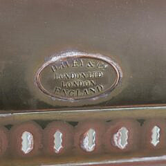 Pair of Davey & Co. Brass Kerosene Wall or Carrying Lights
