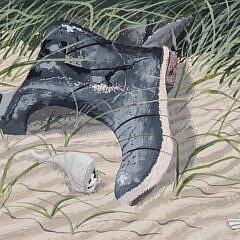 John Austin Tempera on Artist Board “Low Tide South Beach”