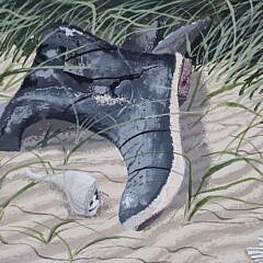 John Austin Tempera on Artist Board “Low Tide South Beach”