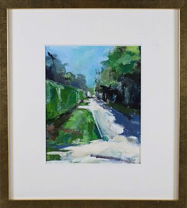 Watercolor "Sconset Driveway"