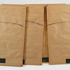 Set of Four British Naval Flag Prints, 19th Century