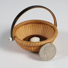 Nap Plank Miniature Nantucket Basket, circa 2008