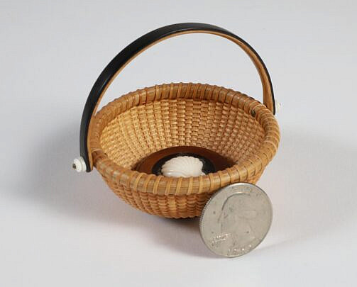 Nap Plank Miniature Nantucket Basket, circa 2008