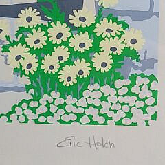 Large Vintage Eric Holch Nantucket Serigraph Print “Side Door”