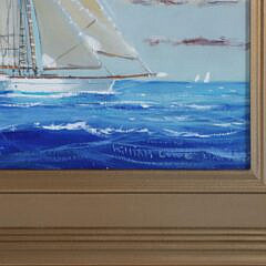William Lowe Oil on Canvas “Schooner Study 3”