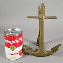 Large Vintage Cast Brass Nautical Ship Anchor Door Knocker