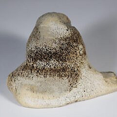 Inuit Antique Whale Bone Seal Sculpture, 19th Century