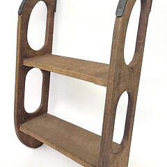 Vintage Nautical Teakwood Boat Ladder