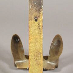 Vintage Cast Brass U.S. Navy Pattern Anchor Door Knocker