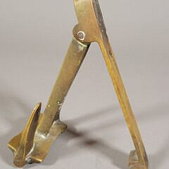 Vintage Cast Brass U.S. Navy Pattern Anchor Door Knocker