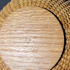 Vintage 1988 Lawrence “Larry” Brewster Graduated Nest of Five Nantucket Baskets