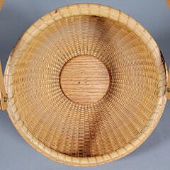 Vintage 1988 Lawrence “Larry” Brewster Graduated Nest of Five Nantucket Baskets