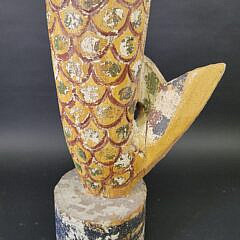 Vintage Carved and Painted Mermaid Ships Figurehead Statue