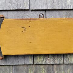 Vintage Paint Decorated Wooden Nautical Optician Spyglass Advertising Sign