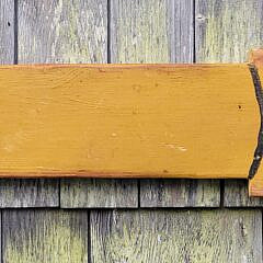 Vintage Paint Decorated Wooden Nautical Optician Spyglass Advertising Sign