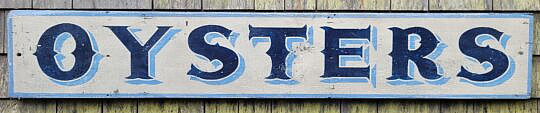 1887-1865 Oysters Sign A