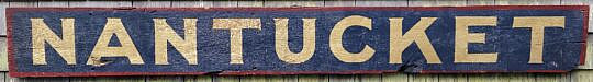 1889-1865 Nantucket Sign A