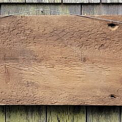 Antique Style Painted Nantucket Advertising Trade Sign