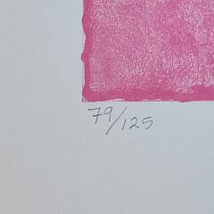 Ed Singer Native American Navajo Dine Lithograph “Who is R C Gorman?”