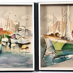 1898-1865 Harbor Scenes A