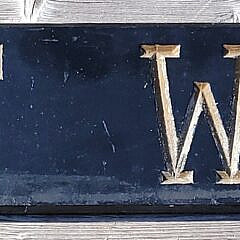 1899-1865 Ships Wheel Quarterboard A