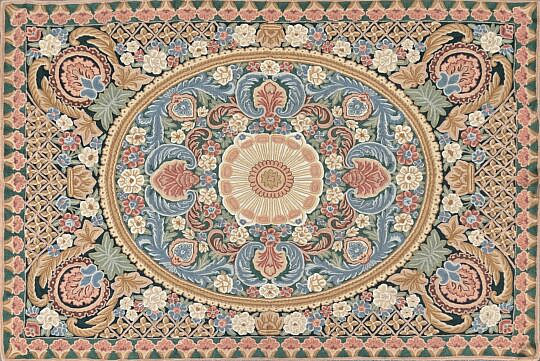 Crewel Stitch Rug