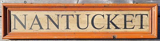 1900-1865 Nantucket Sign A