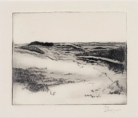 1907-1865 Lazarus Dunes Etching A