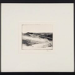 David Lazarus Etching “Nantucket Dunes”