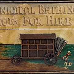 1910-1865 Bathing Huts Sign A