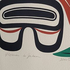 Vintage Norman G. Jackson Tlingit Northwest Coast Balance Orca Print