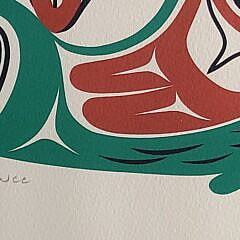 Vintage Norman G. Jackson Tlingit Northwest Coast Balance Orca Print