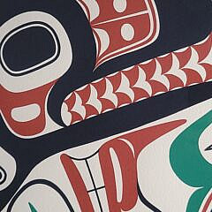 Vintage Norman G. Jackson Tlingit Northwest Coast Balance Orca Print