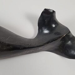 Vintage Nautical Carved and Painted Sperm Whale Plaque
